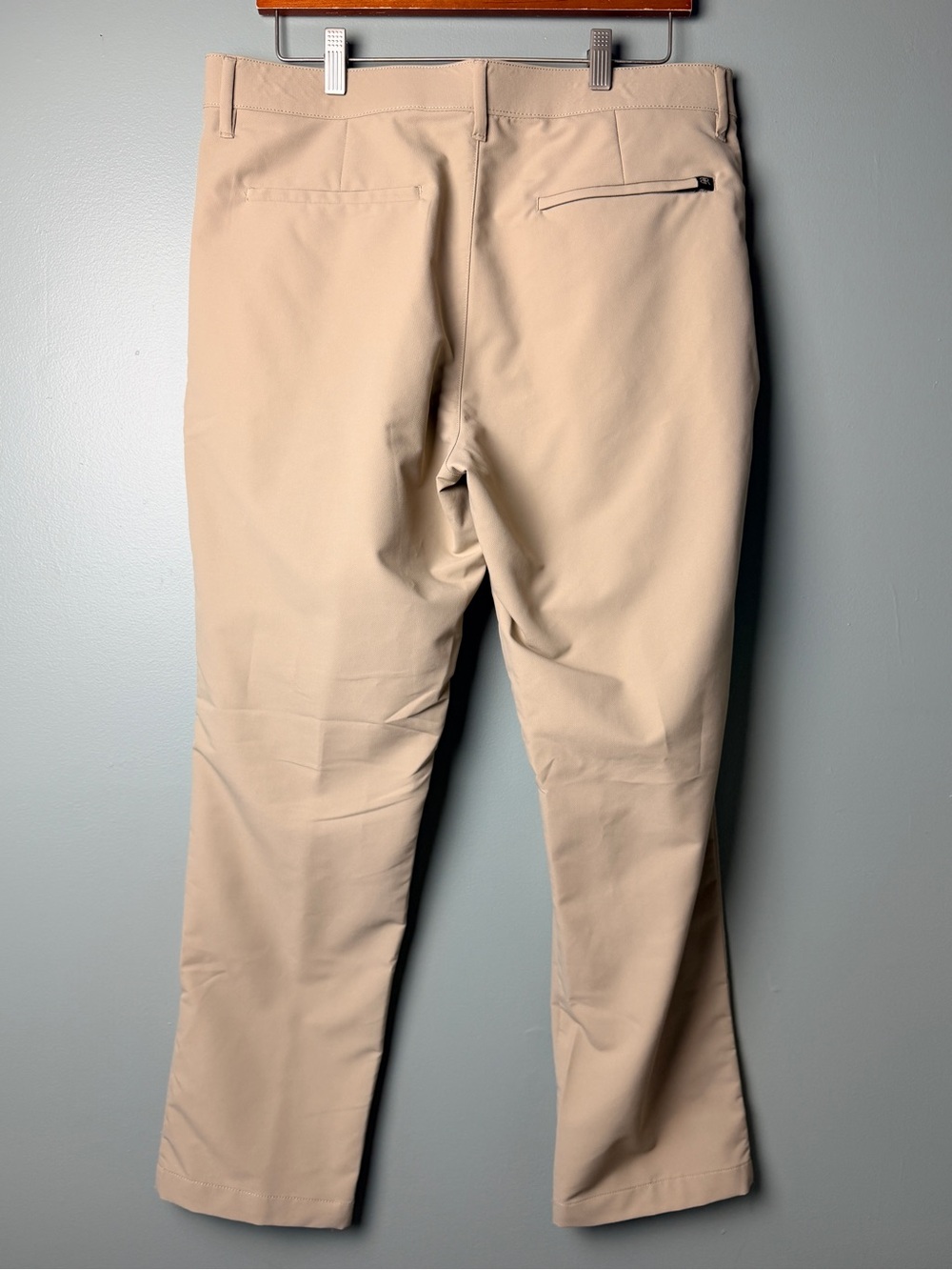 Banana Republic Men’s Khaki Stretch Chinos 34x29 Straight Leg Tailored Clean - Picture 6 of 11